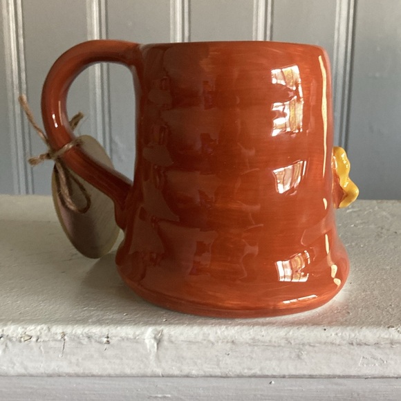 BNWT- 18floz- Fall- Harvest- BELIEVE- Figural Gnome- Hand Painted Ceramic Mug 🍁 - Picture 9 of 17